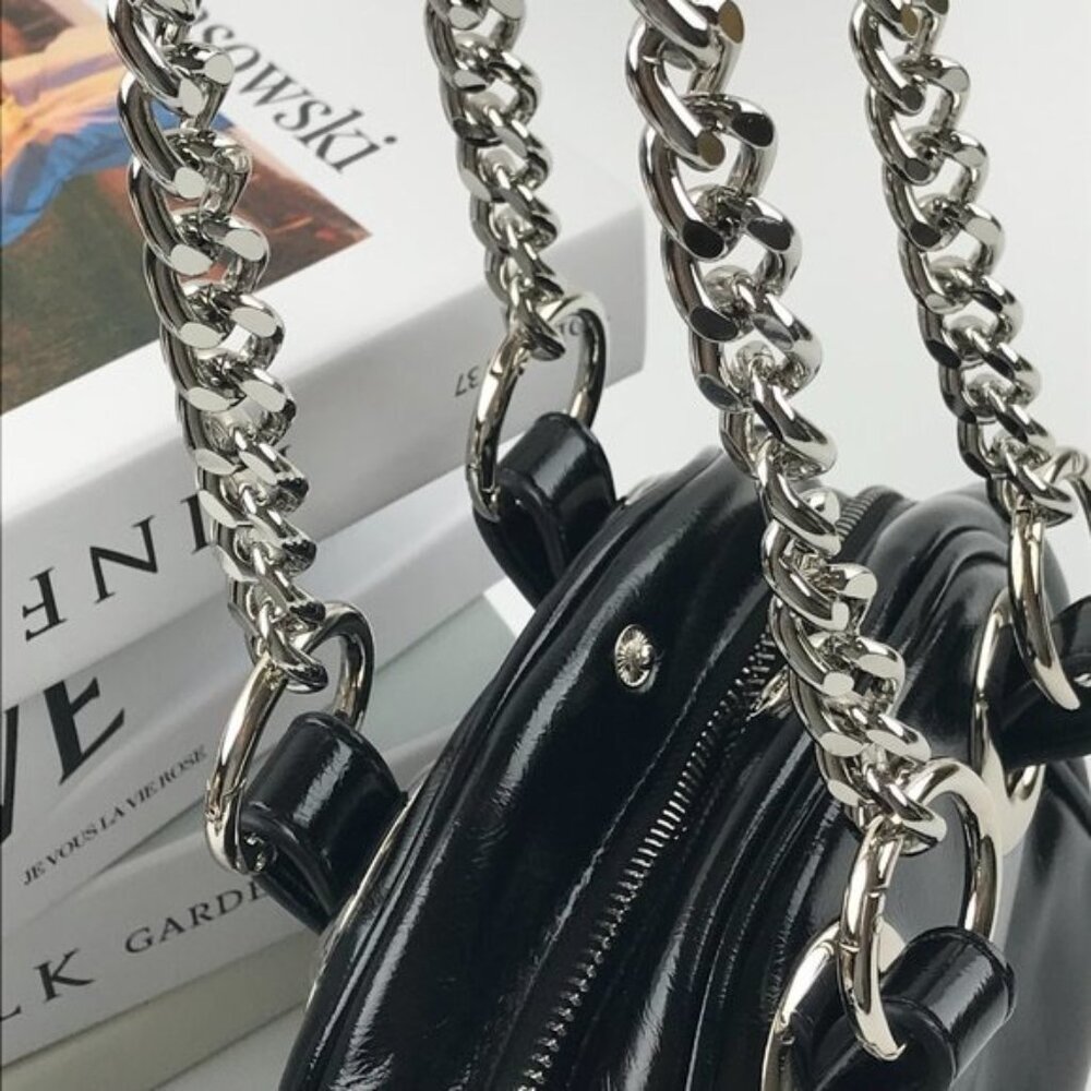 Leather Chain Shoulder Bag Vivienne Westwood - Picture 7 of 7
